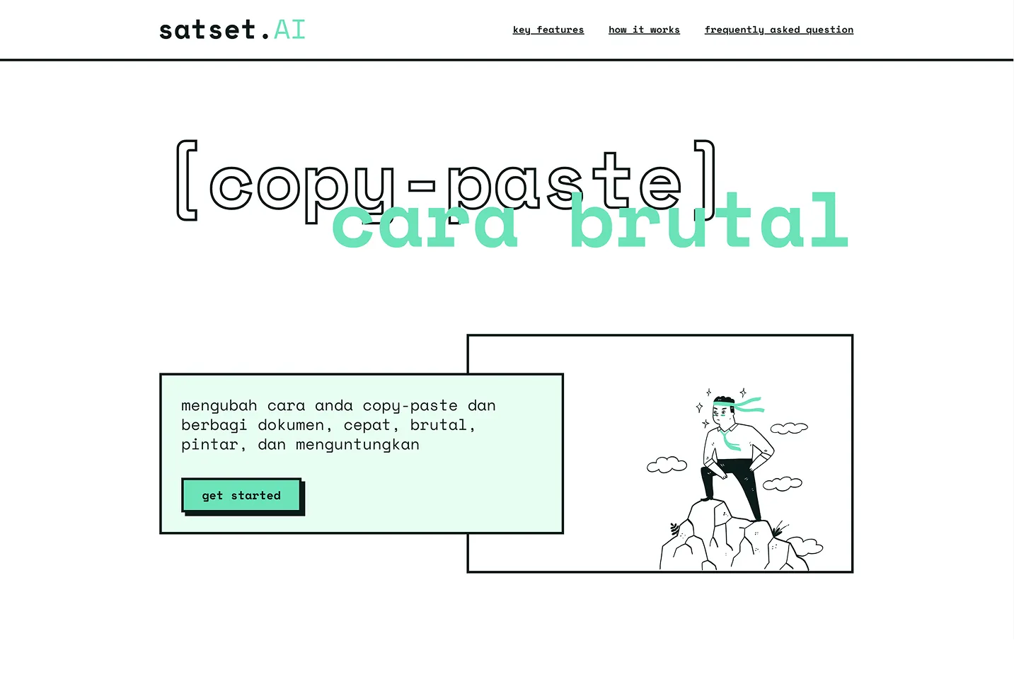 SATSET.AI - WEB DEVELOPMENT project screenshot